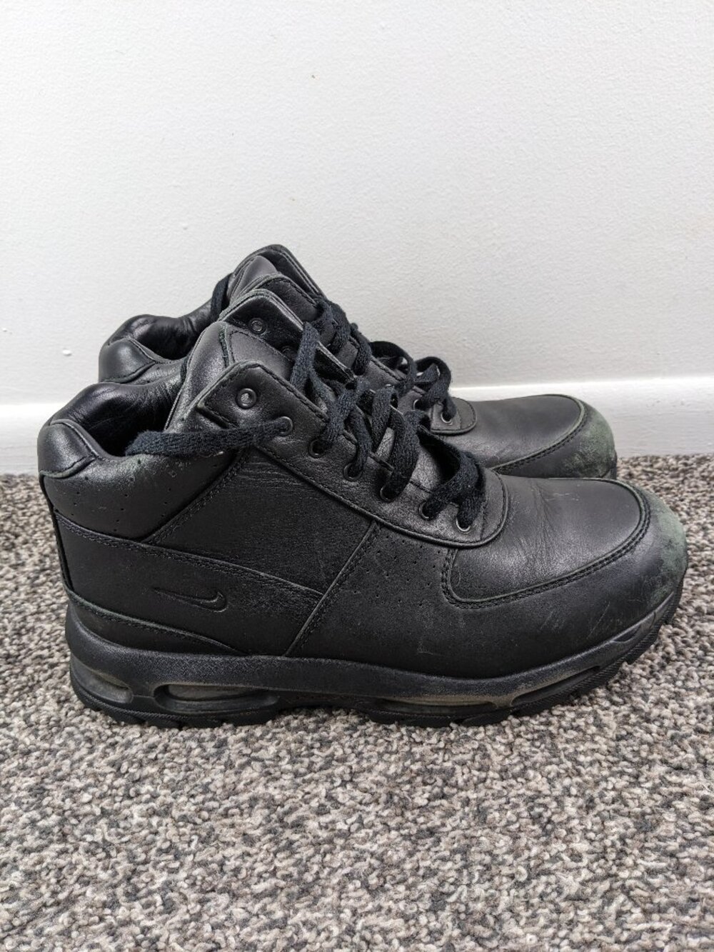 2025 Nike Air Max ACG Goadome Boots Black 865031-009 Leather Waterproof Mens 10